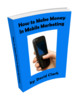 Thumbnail How to Make Money In Mobile Marketing